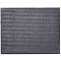 Grey PVC Door Mat 90 x 120 cm