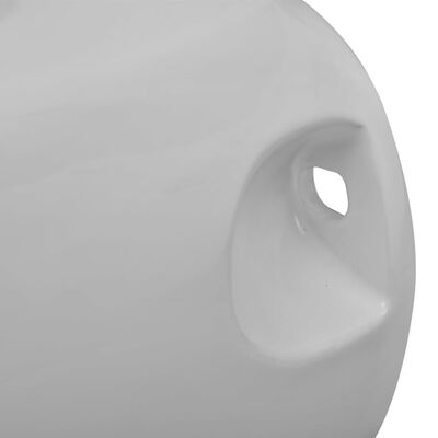 vidaXL Wall Hung Bidet White Ceramic