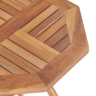 vidaXL Folding Garden Table 45x45x45 cm Solid Teak Wood