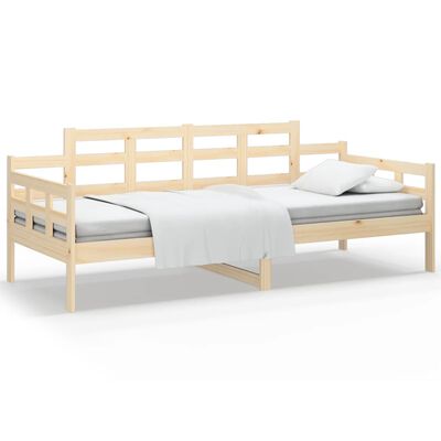 vidaXL Day Bed without Mattress Solid Wood Pine 90x190 cm Single