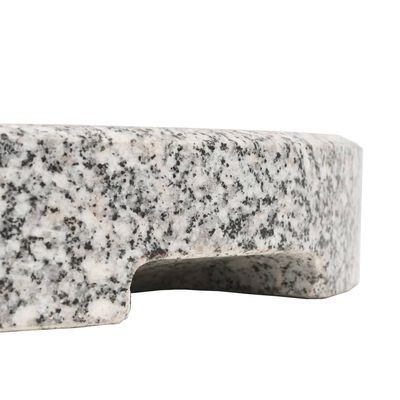 vidaXL Parasol Base Granite Round 20 kg