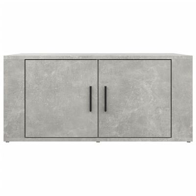 vidaXL Coffee Table Concrete Grey 80x50x36 cm Engineered Wood