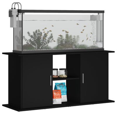 vidaXL Aquarium Stand Black 121x41x58 cm Engineered Wood