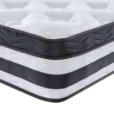 vidaXL Pocket Spring Mattress Medium 152x203 cm Queen Size