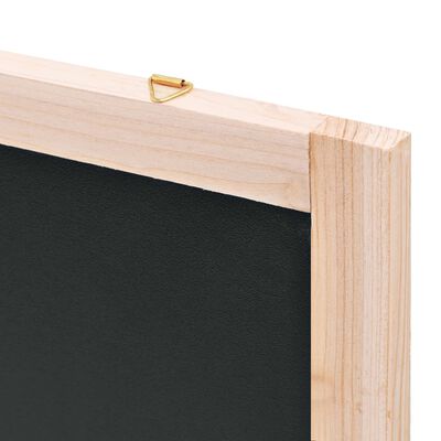 vidaXL Wall-Mounted Blackboard Cedar Wood 40x60 cm