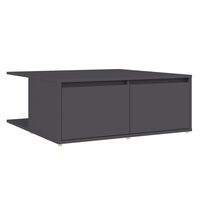 vidaXL Coffee Table Grey 80x80x31 cm Engineered Wood