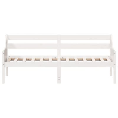 vidaXL Day Bed without Mattress White 90x190 cm Single Solid Wood Pine