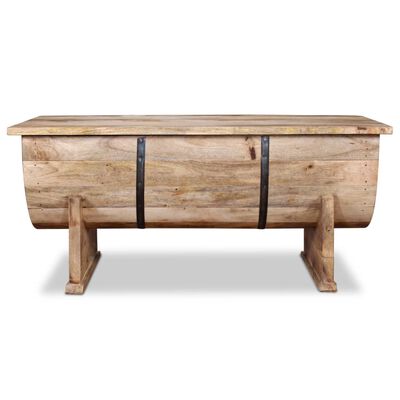 vidaXL Coffee Table Solid Mango Wood 88x50x40 cm