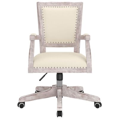vidaXL Swivel Office Chair Linen