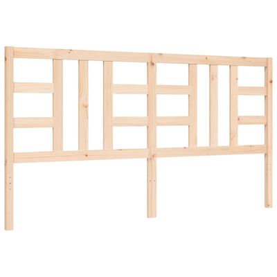 vidaXL Bed Frame without Mattress Super King Size Solid Wood