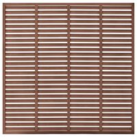 vidaXL Louver Fence WPC 180x180 cm Brown