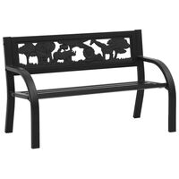 vidaXL Children Garden Bench 86 cm Steel