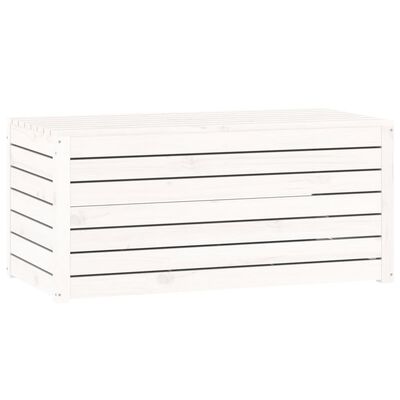 vidaXL 4 Piece Garden Box Set White Solid Wood Pine