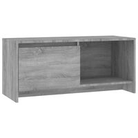 vidaXL TV Cabinet Grey Sonoma 90x35x40 cm Engineered Wood