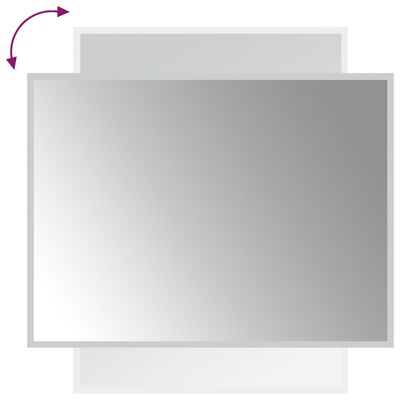 vidaXL LED Bathroom Mirror 60x80 cm