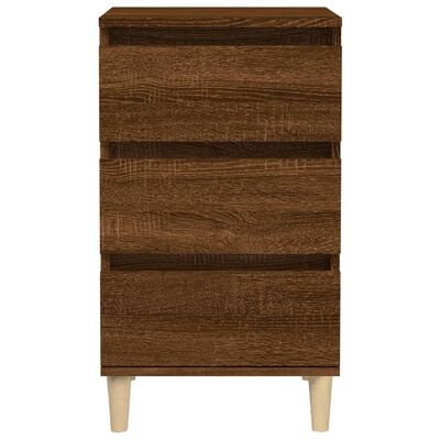 vidaXL Bedside Cabinet Brown Oak 40x35x70 cm Engineered Wood