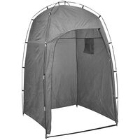 vidaXL Shower WC Changing Tent Grey