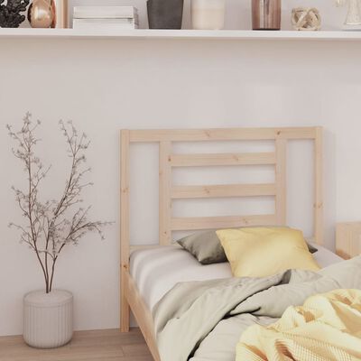 vidaXL Bed Headboard 96x4x100 cm Solid Wood Pine