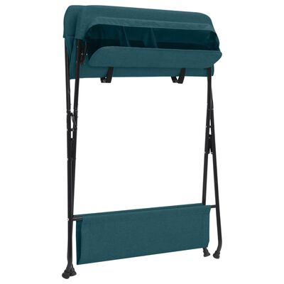 vidaXL Changing Table Green Iron