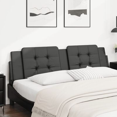 vidaXL Headboard Cushion Black 180 cm Faux Leather