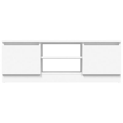 vidaXL TV Cabinet with Door White 102x30x36 cm