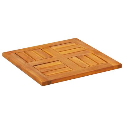 vidaXL Table Top 40x40x2 cm Square Solid Wood Acacia