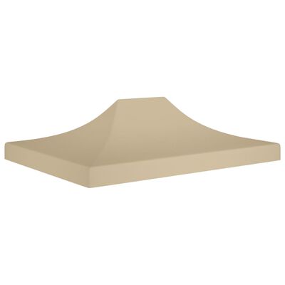 vidaXL Party Tent Roof 4.5x3 m Beige 270 g/m²