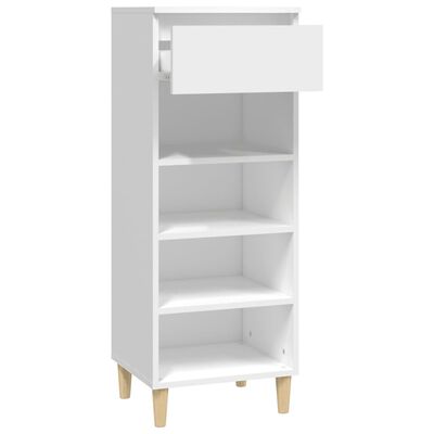 vidaXL Shoe Cabinet White 40x36x105 cm Engineered Wood