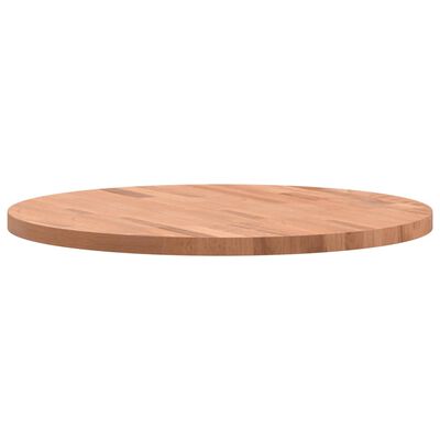 vidaXL Table Top Ø60x2.5 cm Round Solid Wood Beech