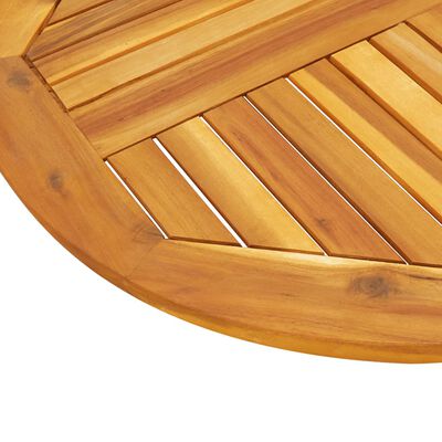 vidaXL Table Top Ø80x2.2 cm Round Solid Wood Acacia