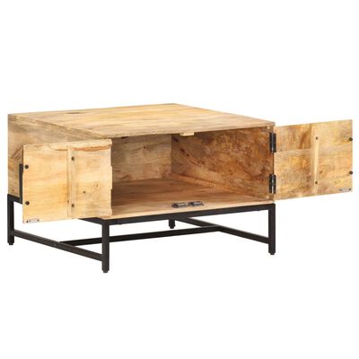 vidaXL Coffee Table 67x67x45 cm Solid Mango Wood