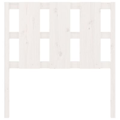 vidaXL Bed Headboard White 95.5x4x100 cm Solid Wood Pine