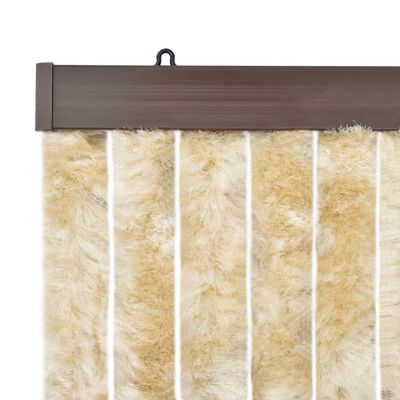 vidaXL Insect Curtain Beige 90x220 cm Chenille