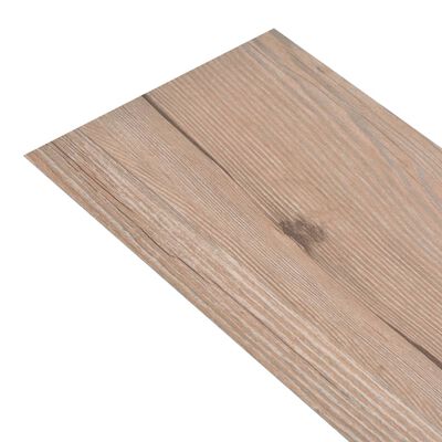 vidaXL Self-adhesive PVC Flooring Planks 5.21 m² 2 mm Oak Brown