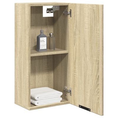 vidaXL Wall-mounted Bathroom Cabinet Sonoma Oak 32x20x67 cm