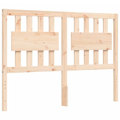 vidaXL Bed Frame without Mattress Double Solid Wood