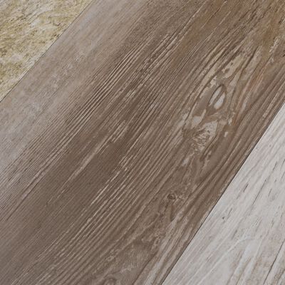 vidaXL PVC Flooring Planks 5.02 m² 2 mm Self-adhesive Wood Wash