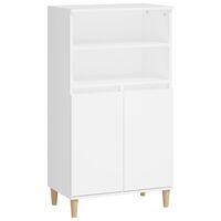 vidaXL Highboard White 60x36x110 cm Engineered Wood