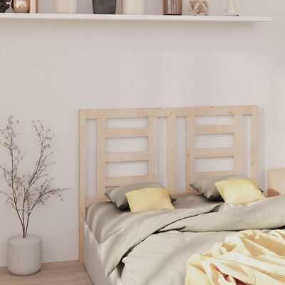 vidaXL Bed Headboard 156x4x100 cm Solid Wood Pine