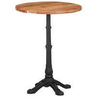 vidaXL Bistro Table Ø60x76 cm Solid Acacia Wood