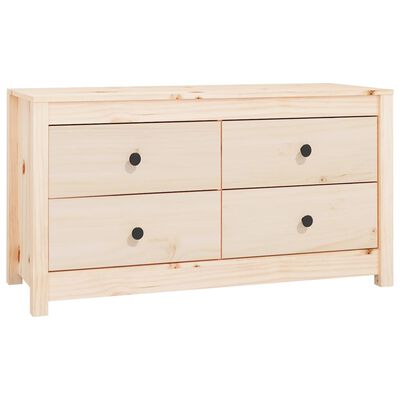 vidaXL Side Cabinet 100x40x54 cm Solid Wood Pine