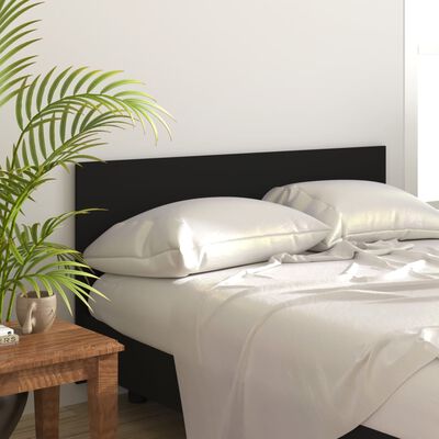 vidaXL Bed Headboard Black 160x1.5x80 cm Engineered Wood