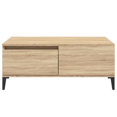 vidaXL Coffee Table Sonoma Oak 90x50x36.5 cm Engineered Wood