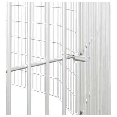 vidaXL Free Range Animal Enclosure 10-Panel 54x80 cm Galvanised Iron