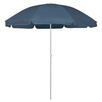 vidaXL Beach Umbrella Blue 240 cm