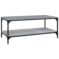 vidaXL Coffee Table Grey Sonoma 80x50x40 cm Engineered Wood