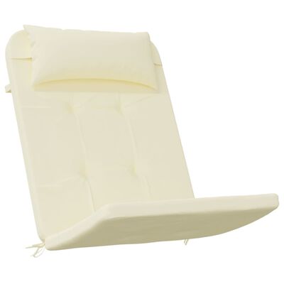 vidaXL Adirondack Chair Cushions 2 pcs Cream Oxford Fabric