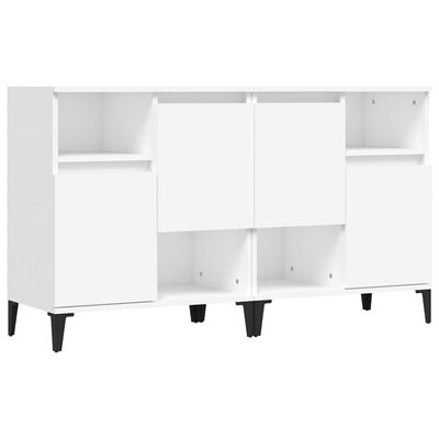 vidaXL Sideboards 2 pcs White 60x35x70 cm Engineered Wood