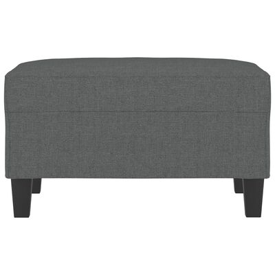 vidaXL Footstool Dark Grey 70x55x41 cm Fabric