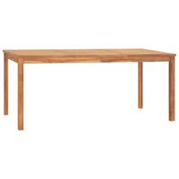 vidaXL Garden Dining Table 180x90x77 cm Solid Teak Wood